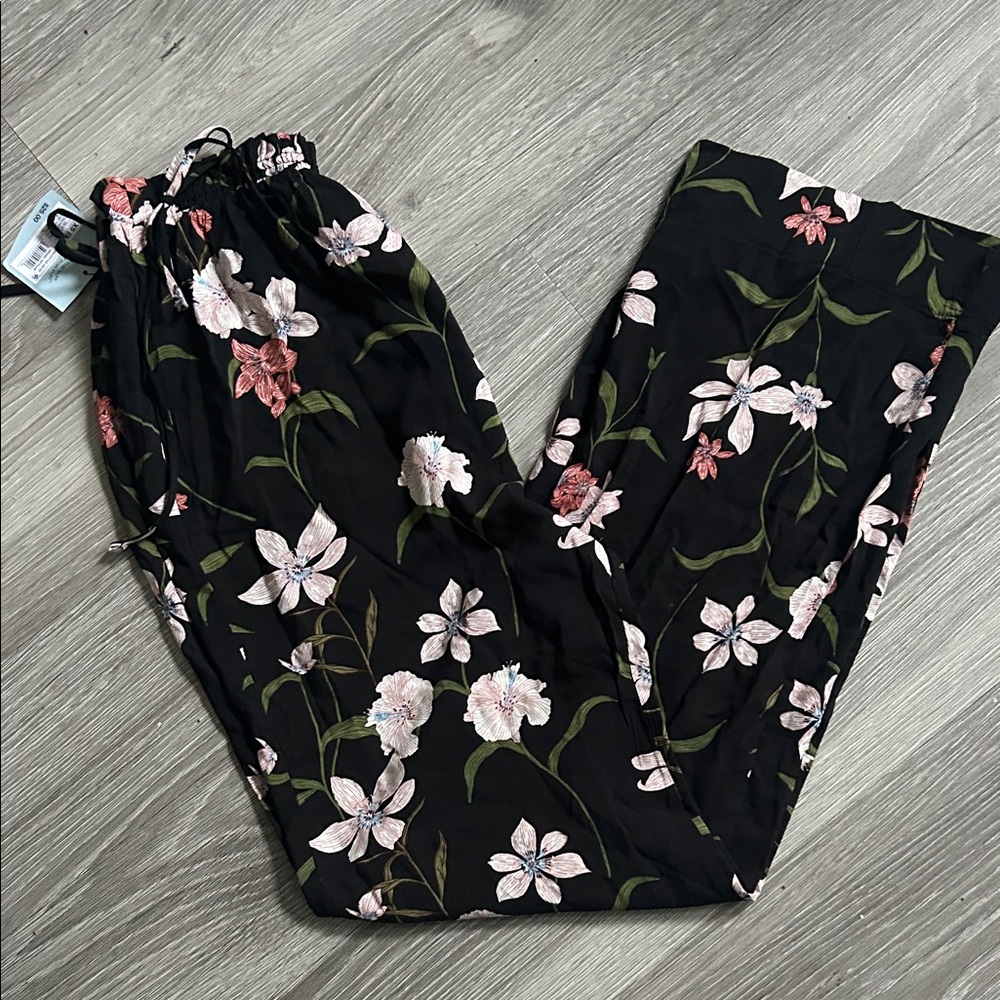 NWT Shade & Shore Women’s Floral Elastic Waist Pants